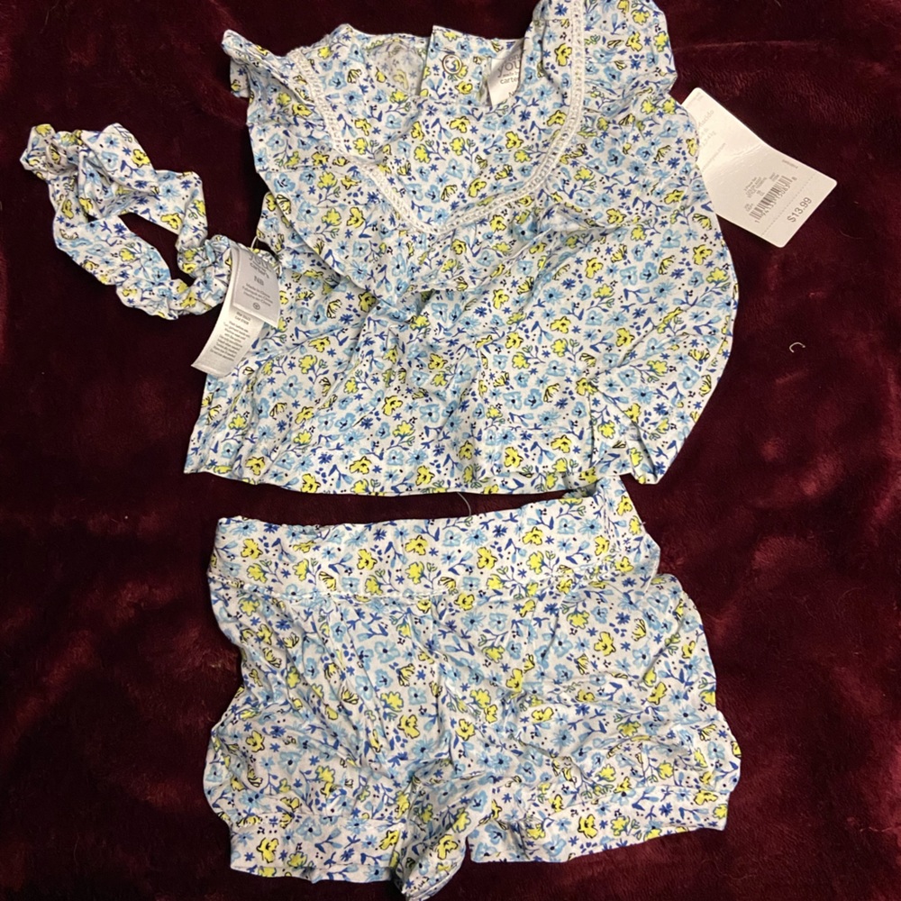 Just One You Newborn 3 piece outfit